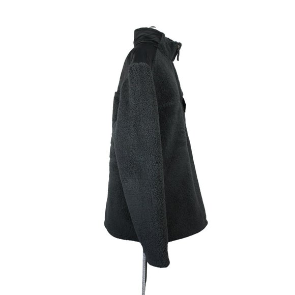 The North Face men's‎ Groveland 1/4 zip mock neck sherpa pullover jacket XL - Picture 4 of 16